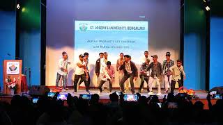 Dance by Brothers StJosephUniversityBangaluru [upl. by Wanfried258]