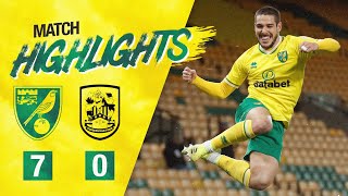 HIGHLIGHTS  Norwich City 70 Huddersfield Town [upl. by Annaeoj]