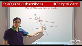 Alternate Angles  Basic Geometry  Class 8  CBSE  NCERT  ICSE [upl. by Anetta]