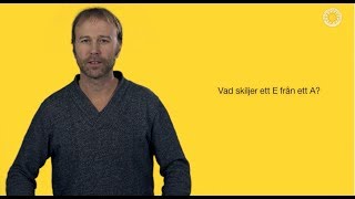 Vad skiljer ett E från ett A – sex bedömningsaspekter [upl. by Ahseikram]