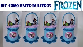 DIYCOMO HACER DULCERO DE FOAMI FROZEN [upl. by Boylan790]