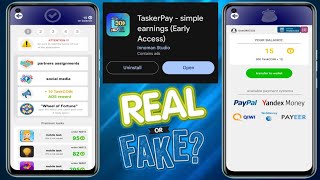 Tasker Pay App Real Or Fake  Tasker Pay App Withdrawal  Tasker Pay App Se Paise Kaise Kamaye [upl. by Anak]