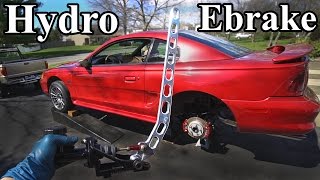 How to Install a Hydro Ebrake Hydraulic E brake [upl. by Liederman31]