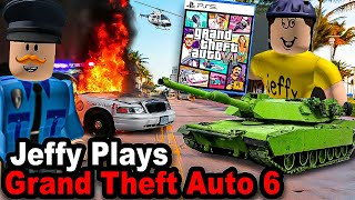 SML ROBLOX Jeffy Plays Grand Theft Auto 6 [upl. by Ticon]