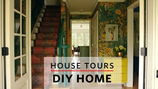 House Tours A Colorful DIY Home Filled with Befores and Afters [upl. by Cavit]