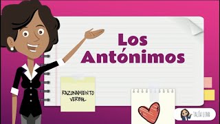 Los antónimos  CASTELLANO  Video educativo [upl. by Aikem]