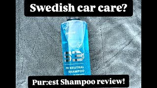 Swedish car care PureEst S3 pH Neutral Car Shampoo review [upl. by Attenauq]