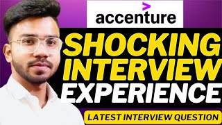 Accenture Shocking Interview Experience🔥 Accenture Latest Interview Questions [upl. by Bortz]