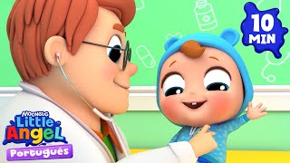 O Bebê Vai ao Médico 👶🩺  Little Angel  Moonbug Kids  Músicas Infantis em Português [upl. by Scales747]