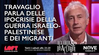 Travaglio e le ipocrisie sulla guerra a Gaza [upl. by Tacy]