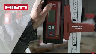 INTRODUCING the Hilti PRA 83 receiver holder [upl. by Aihtiekal]