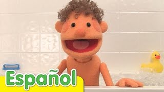 La Canción Del Baño  Canciones Infantiles  Super Simple Español [upl. by Laehctim759]