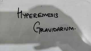 HYPEREMESIS GRAVIDARIUM [upl. by Therron]