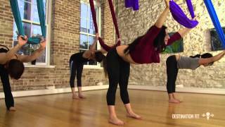 Aerial Hammock Conditioning  FULL Workout  Aerial AsanaYoga  Lydia MichelsonMaverick [upl. by Andrej902]