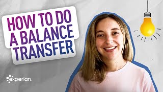 How to Do a Balance Transfer [upl. by Lorenzo]