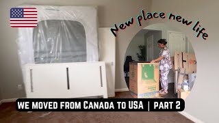 Moving into a New Apartment  Shifted to USA from Canada  Unpacking Update Part 2 [upl. by Atteyek70]