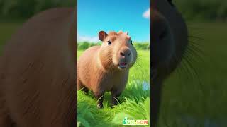 CHUỘT LANG NƯỚC  CAPYBARA bài hát thiếu nhi vui vẻ [upl. by Aiyt709]