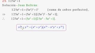 Descomposición en factores de expresiones algebraicas Baldor 10624 a 27 [upl. by Salomie538]