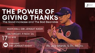 Ps Joy Manik STh MDiv  Ibadah Kaum Muda  09 November 2024 [upl. by Tomasina]