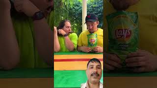 Lays cut chipsviral short reaction video [upl. by Leunad]