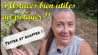 5 ASTUCES au potager [upl. by Idisahc]