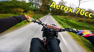 Yamaha Aerox 70cc  Full Send Pov [upl. by Winona240]