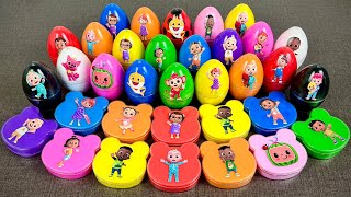 Rainbow Dinosaur Eggs with CLAY Inside Mini Eggs  Satisfying ASMR Videos [upl. by Shayn]