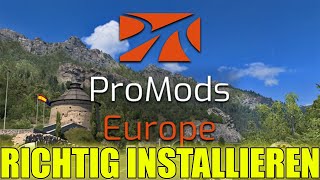 SO INSTALLIERT MAN ProMods  Euro Truck Simulator 2  MODS [upl. by Torrance79]