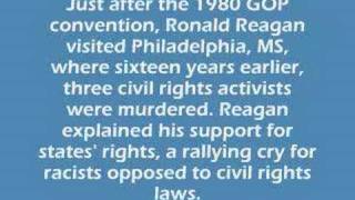 Ronald Reagan States Rights Speech in Philadelphia MS [upl. by Hamachi]