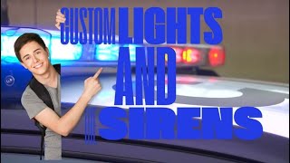 Transform Any Car into a Police Cruiser Custom Lights Sirens Cages amp Ram Bar Upgrade 🚔✨ [upl. by Thorpe]