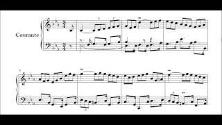 J S Bach French Suite no 4 in E flat BWV 815 Courante Perahia [upl. by Masson23]