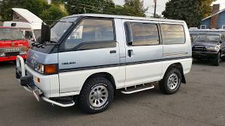 SOLD  Mitsubishi Delica L300 1990 AT turbo diesel 4D56 [upl. by Hoopen402]