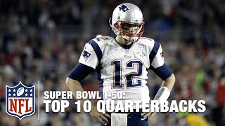 Top 10 QBs of the Super Bowl Era 19662016  NFL [upl. by Alehtse]