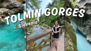 Tolmin Gorge  Slovenian Incredible Nature 😍🌳 [upl. by Philcox]