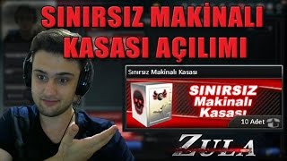 ZULA  SINIRSIZ MAKİNALI KASASI AÇIYORUZ 11 TANE [upl. by Steward]