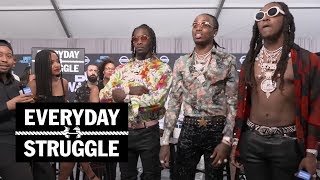 Things Get Heated Between Migos Joe Budden and DJ Akademiks at the BET Awards  Everyday Struggle [upl. by Oicelem]