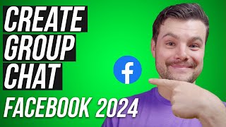 How to Create Group Chat on Facebook Messenger App 2024 [upl. by Shreeves]