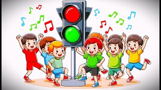 Party Freeze Dance Song  When the light is red  Circle Time Game [upl. by Seidule603]