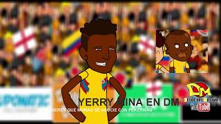 COLOMBIA INGLATERRA GOL DE YERRY MINA DESOCUPE MASIVO [upl. by Ytinirt]