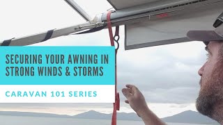 Caravan RV 101 Securing your Awning Supapeg Alternative [upl. by Ardenia]