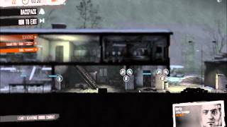 This War of mine Military Outpost knife and non skilled person to combatALL LOCATION [upl. by Xenophon]