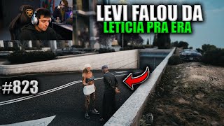 LEVI FALANDO PRA ERA SOBRE A LETICIA EP 823 [upl. by Valenba227]