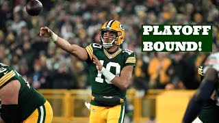 THE PACKERS ARE GOING TO THE PLAYOFFS Packers vs Bears Week 18 Reactions [upl. by Gudrun]