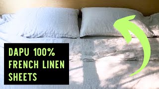 DAPU French Linen Sheets Make Bedtime Better [upl. by Hirasuna]