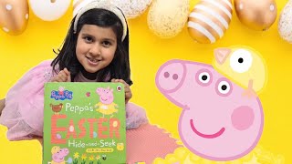 Peppas EASTER HideandSeek  Peppa Pig Read Aloud [upl. by Mozes]