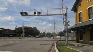 Church Street Railroad Crossing Hunstville AL Crossing Tour [upl. by Chapnick]