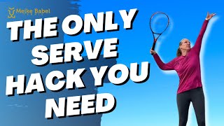 The Best Hack for a Better Tennis Serve for Tennis Players at ANY LEVEL [upl. by Teak77]