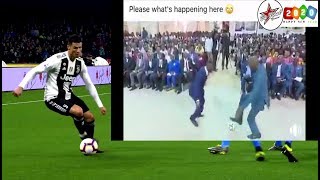 PASTOR KAKANDE VS RONALDO FOOTBALL SKILLS 2020 [upl. by Aynor]