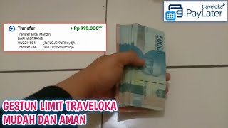 CARA MENCAIRKAN LIMIT TRAVELOKA PAYLATER KE REKENING [upl. by Nylirej198]