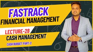 Ca Inter Financial management Fastrack Batch for May 2024 Attempt Lecture 28 Cash Management [upl. by Znieh222]